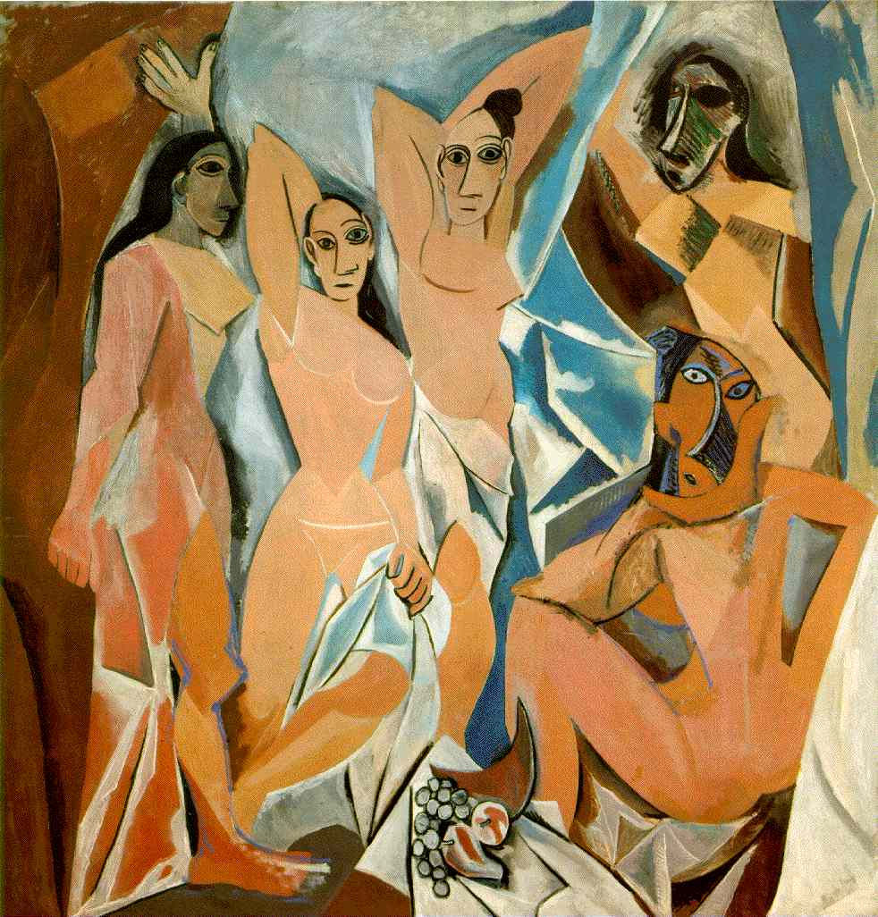 Описание картины Пабло Пикассо "Авиньонские девицы": фото, анализ, жанр, характеристика, краткая история создания и место хранения