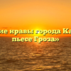 «Жестокие нравы города Калинова в пьесе Гроза»