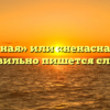 «Ненастная» или «ненасная» — как правильно пишется слово?