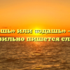 «Сдашь» или «здашь» — как правильно пишется слово?